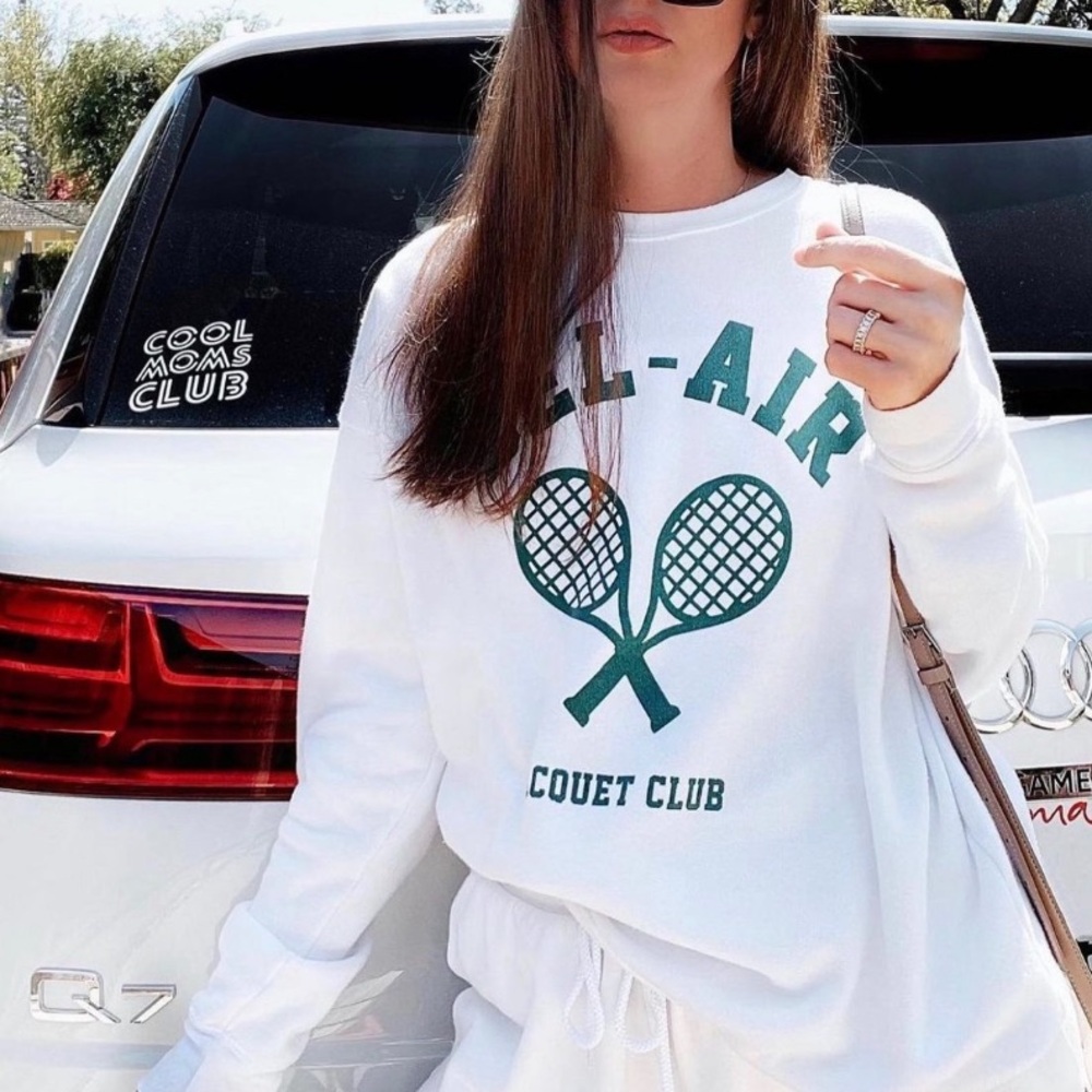 Los Angeles trading company bel air tennis sweatshirt nwt